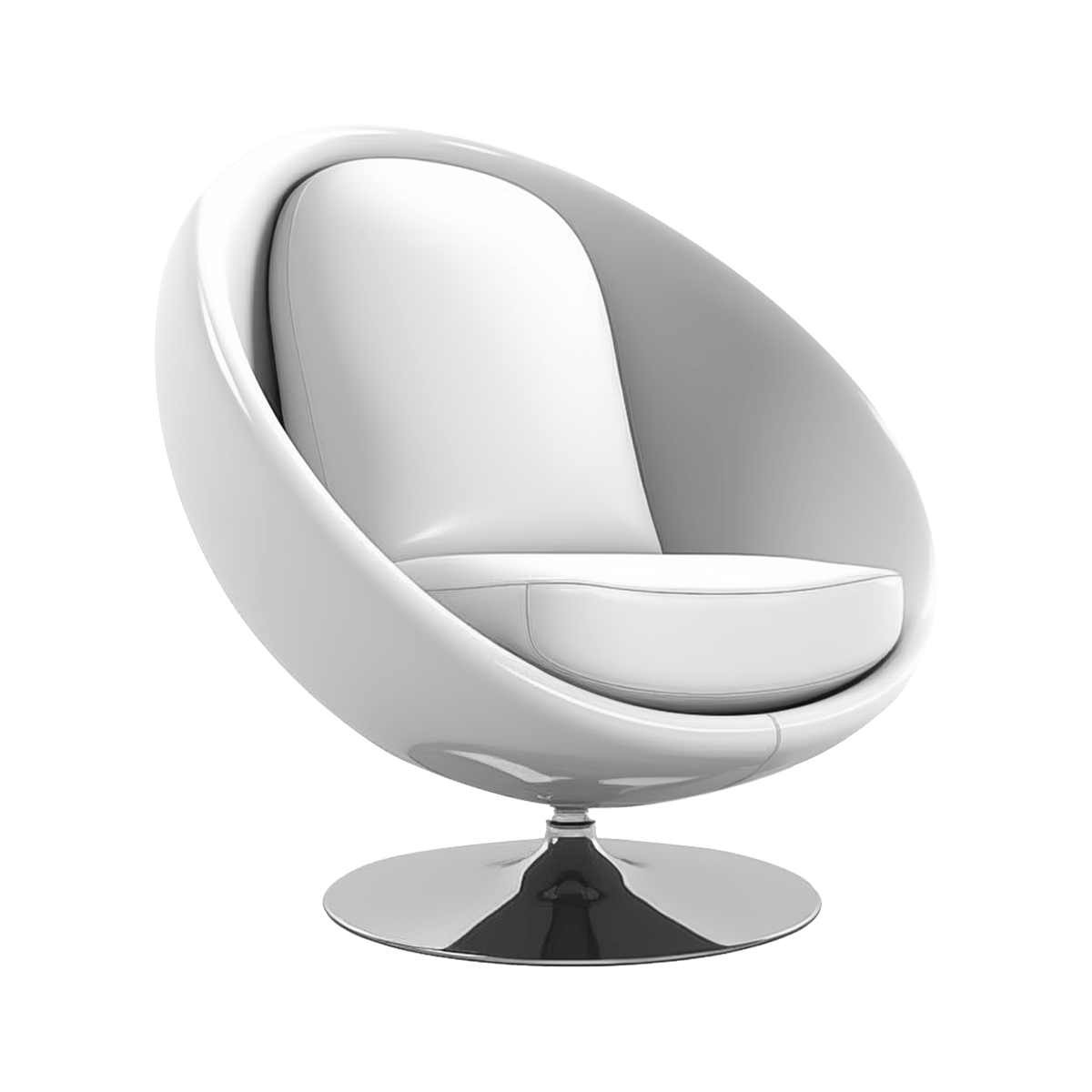 Ergonomic Wicker Papasan Chair